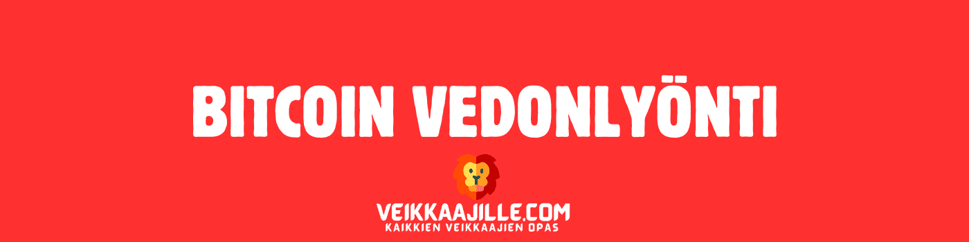 Bitcoin vedonly&ouml;nti